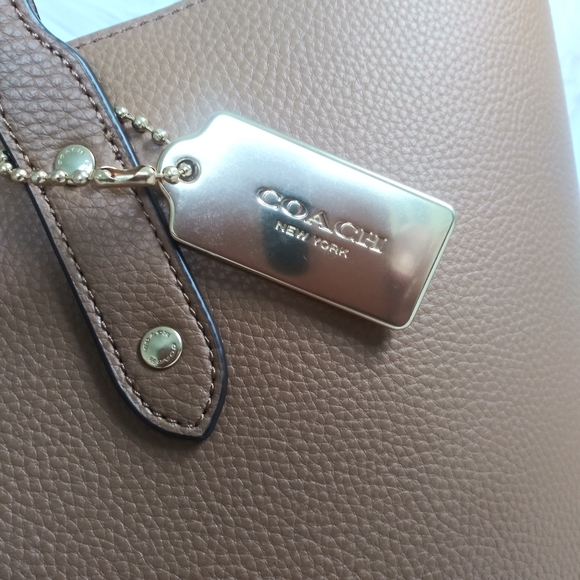 NWT COACH LTN TOWN TOTE HANDBAG SHOULDER BAG - Picture 3 of 10